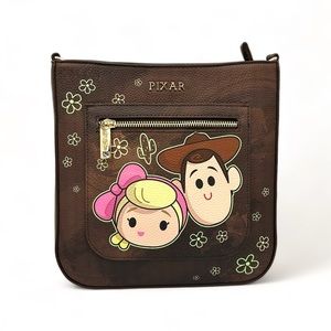 Disney Pixar x WondaPop Toy Story Bo Peep & Woody Vegan Leather Crossbody Bag